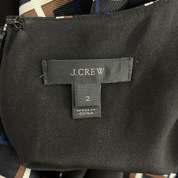 J Crew Windowpane Silk Dress - Picture 13 of 14